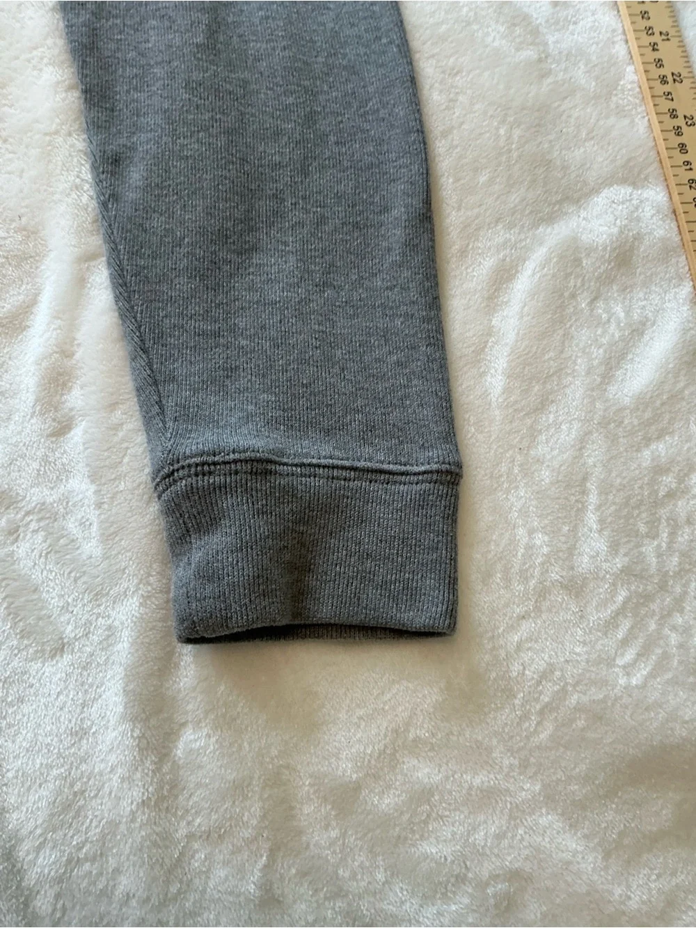 Polo Ralph Lauren Men’s XL Gray Cotton Quarter Zip Pullover Pony